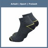 GAWILO 10 Pairs of Men's Short Work Socks - High