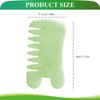 2pcs Jade Gua Sha Scraping Massage Tool Handmade Jade Kujaw/Gua