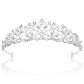 CAVETEE Birthday Headband for Women, Birthday Tiara and Crown for Women and Girls Birthday Decorations for Birthday Party