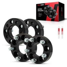 Torchbeam 5x108mm to 5x114.3mm Lug Centric Wheel Adapters 1.25 inch with M12x1.5 Thread Pitch,73.1mm Hub Bore,4pcs Adapters for Focus, Fusion, Taurus, Transit Connect, C-Max, Changes Bolt Pattern