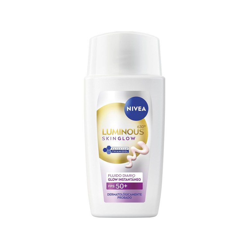 NIVEA Fluido Diario Luminous 630 Skin Glow con FPS 50,
