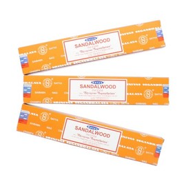 Satya Nag Champa Sandalwood Incense Sticks - 3 Packs