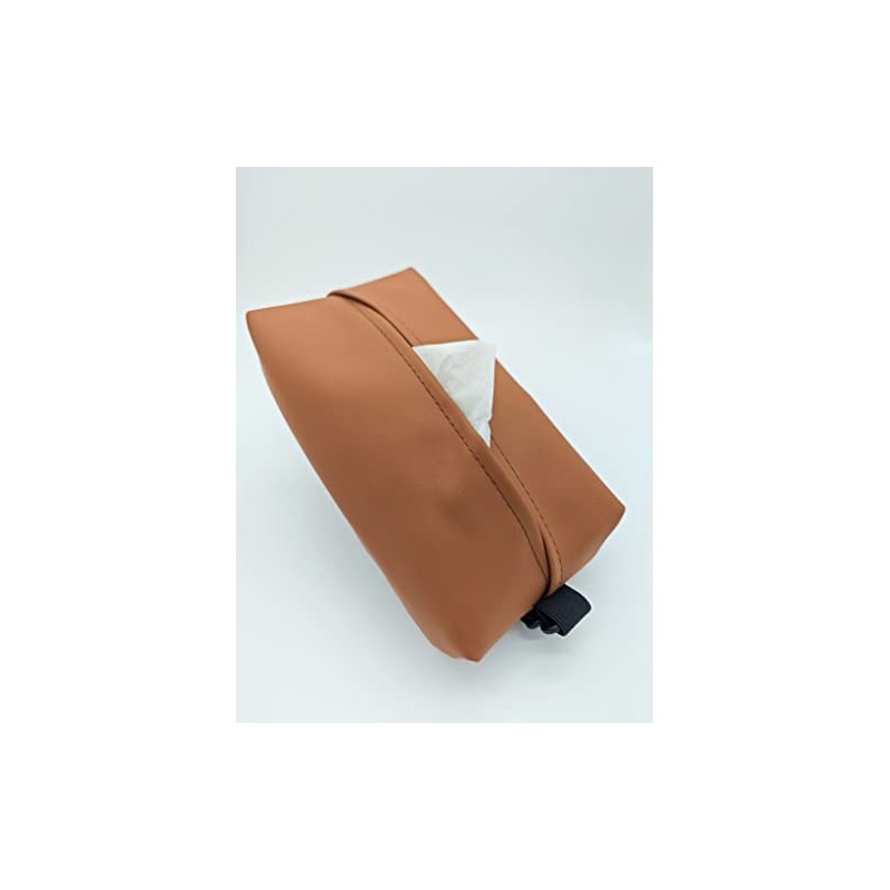 Genuine Leather Car Tissue Case Car Tissue Holder Sun Visor