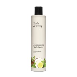 Each & Every Natural, Moisturizing Body Wash | Made with Essential Oils, Vegan & Sustainably Sourced | 10 fl oz (Coconut & Lime)