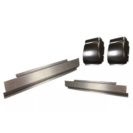 ClassicParts4u 2002 2009 Dodge Ram Truck 2 Dr 4Pc Regular Cab Rocker Panels & Cab Corners Kit