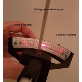 LEONARDS WAY Laser Knife Edge Reader- knowing your angles with LEONARDS WAY knife goiniometer