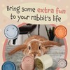 [8 PC] Stacking Cups for Rabbits - Wheat Straw Rabbit