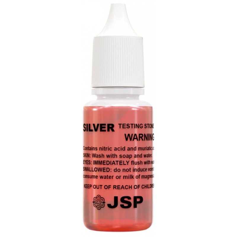 Sterling 3 Bottles Silver Test Acid Testing Sterling Jewelry Solution