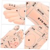 ORFOFE 19CM Foot Massage Acupoint Model Reflexology Teaching Tool Foot