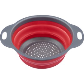 Westmark Colander, foldable, with hanging device, inner diameter: 18.5 cm, plastic, mini, red/anthracite, 21232270