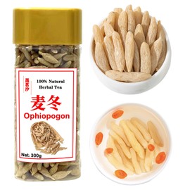 Ophiopogon Herb Mai Dong Mai Men Dong Ophiopogon Japonicus Health Tea Full and Core Chinese Herb 麦冬 麦门冬 麦冬粒 麦冬茶 10.58oz/300g