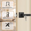 Probrico Door Handles Keyed Alike Heavy Duty Exterior and Interior
