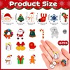 MTLEE 16 Pcs Christmas Brooch Pin Set Xmas Brooch Button
