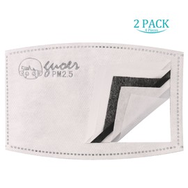 GUOER Cotton Face Mask Can Be Washed Reusable One Size - Not PFFR Mask (F14W07BP-M)