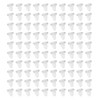 Haobase 200Pcs Clear Rubber Bullet Clutch Earring Safety Backs