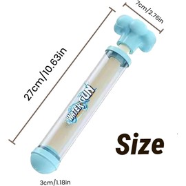 Firework Water Spray Squirter, Romantic Firework Style Water Spray Toy for Couples, Suitable for Parties, Concerts, Water Festivals, Pool Parties, Family Gatherings, Proposals (Pink + Purple)