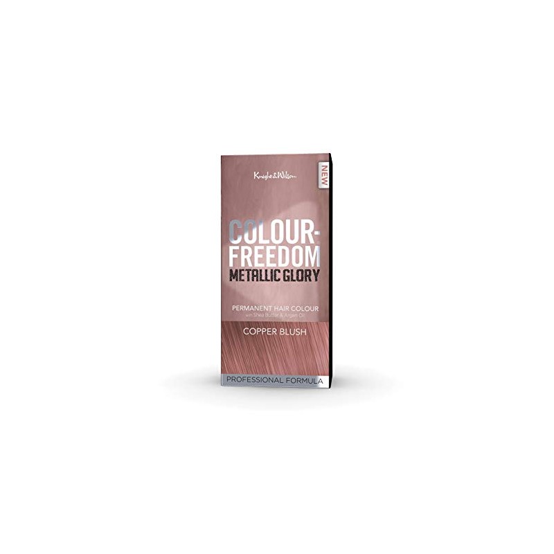 Colour Freedom Metallic Permanent Copper Blush Conditioning Hair Dye. Infused