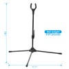 Perogen Recurve Bow Stand,Fiber Glass Lightweight Bow Holder Rack for