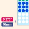 3000 Pack, 10mm Coloured Dot Stickers Sticky Labels - 5