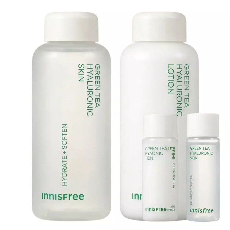 Innisfree 이니스프리 그린티 히알루론산 스킨 로션 Innisfree Green Tea Hyaluronic