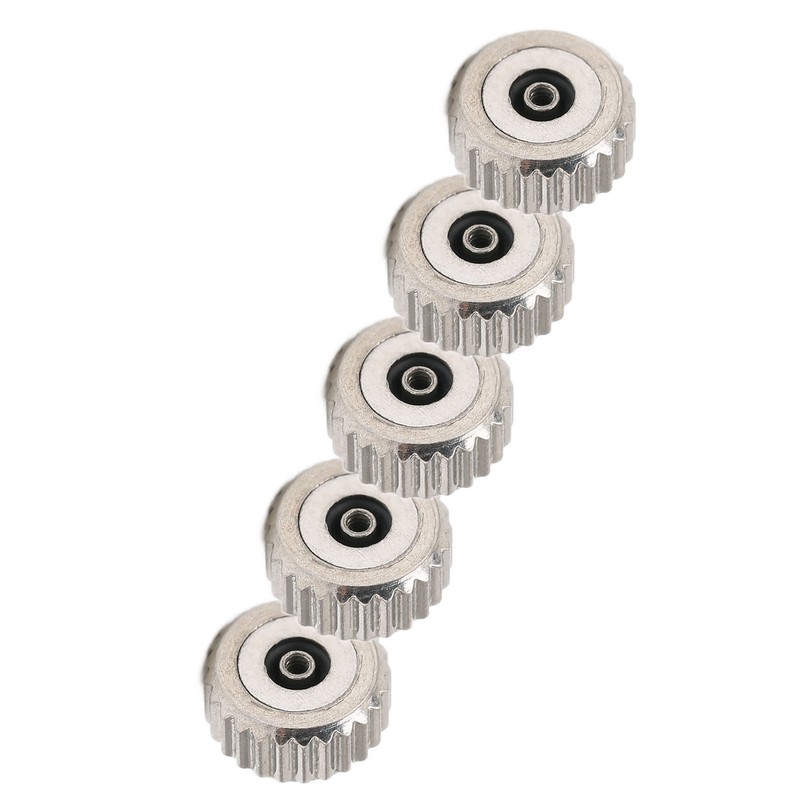Watch Crown Spare Parts Silver Gold Steel Watch Head for
