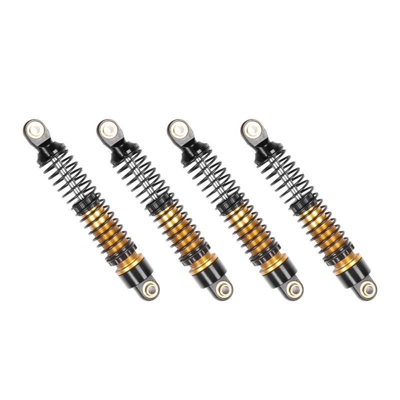 LAFEINA 4PCS Aluminum Threaded Shock Absorber Oil Damper for 1/12
