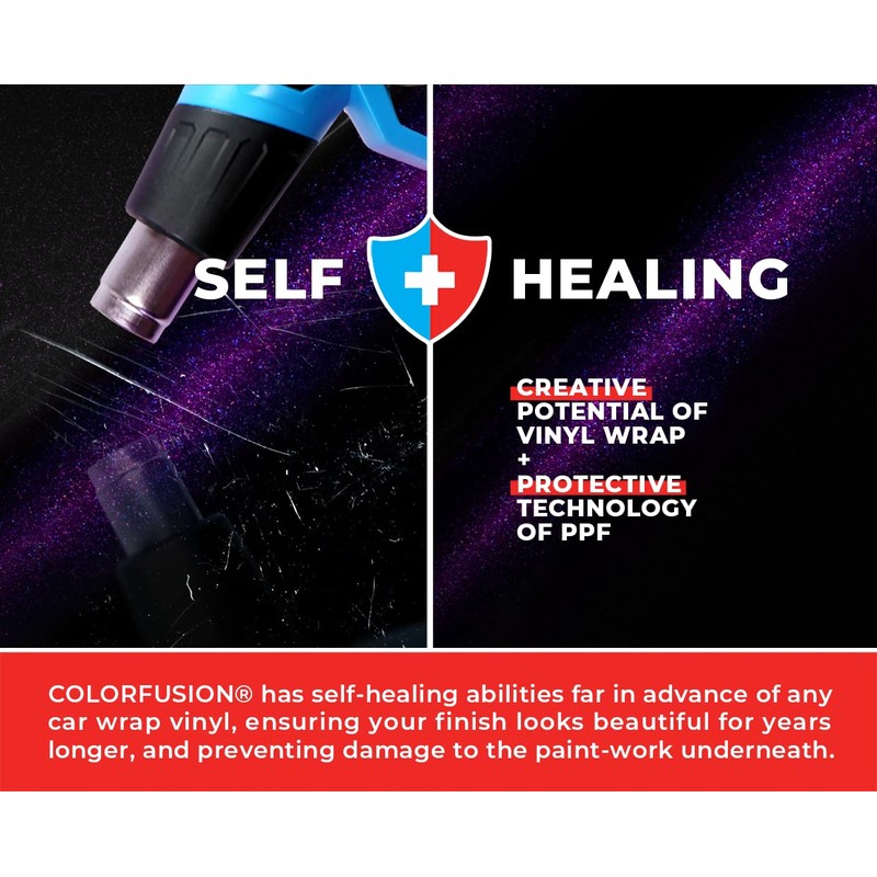 ColorFusion PPF by VViViD, Gloss Cosmic Purple Dry Apply PPF