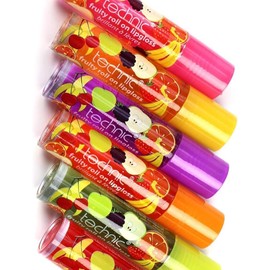 6x Technic Fruity Roll On Lip Gloss (Set of Six)