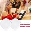 Hair Drain Catcher,Square Drain Cover for Shower Silicone Hair Stopper
