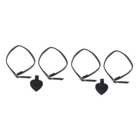 LALAFINA 2 Sets Diy High Heel Grip Stickers Short Laces Anti-drop Heel Liners Washable Liners for Women's Shoes