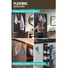 4smile Door Hooks for Hanging, Set of 6 - White