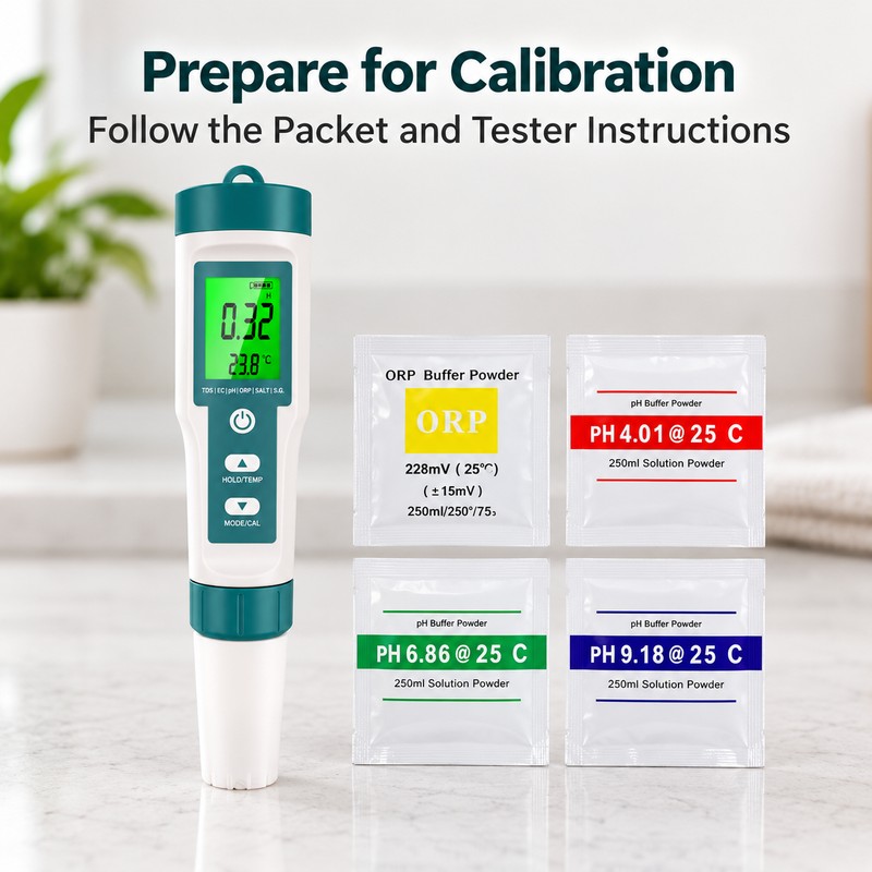 Digital Water Quality Tester with LCD Display – Portable Handheld