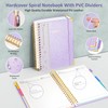 Hardcover Spiral Notebook Journal, 8"x10" Large B5 Notebooks with Removable