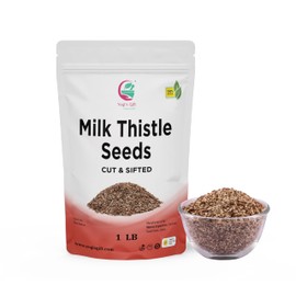 Milk Thistle Tea (Seeds) 1 LB | Promotes Liver Health | Loose Bulk Bag | by Yogi's Gift®