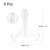 sourcing map 6Pcs 8" Easel Plate Holder, Plastic Folding Display