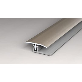 Carl Prinz ECO-CLIP Transition Profile No. 440 Length 2.70 m Matt Stainless Steel