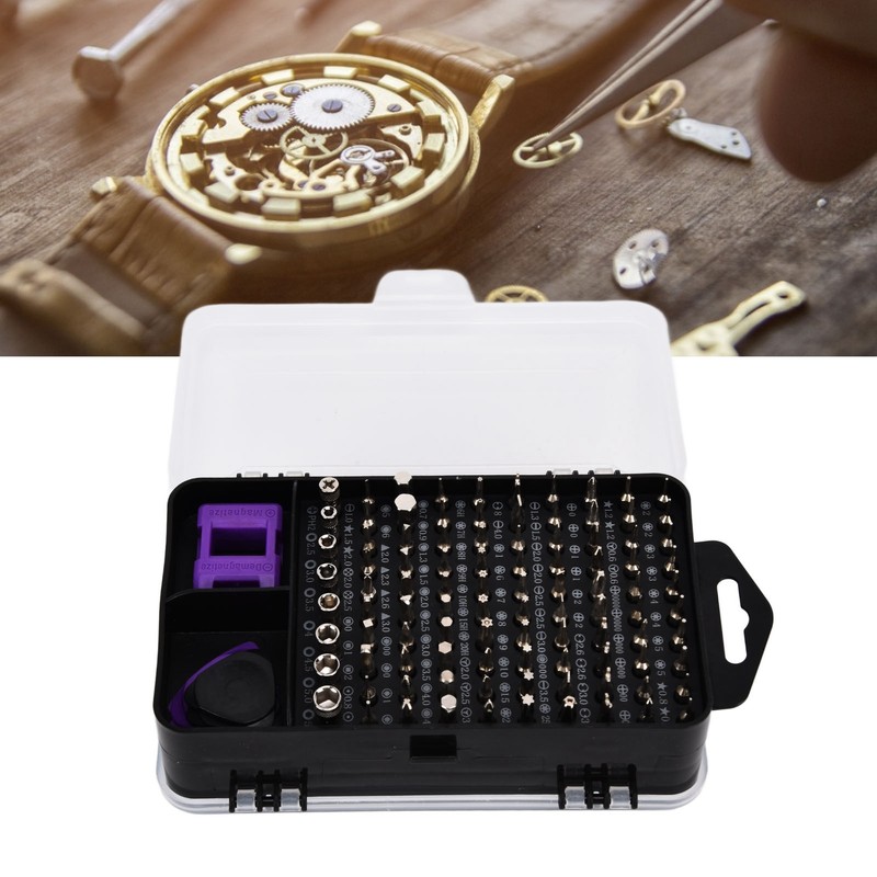 115 in 1 Screwdriver Set Magnetic Accuracy Multifunctional Bits Electronics