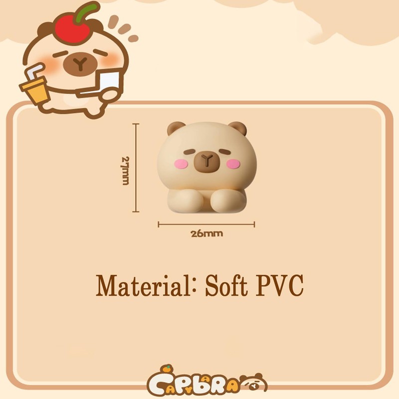 Capybara Cable Organizer, Adorable Animal-Shaped Cable Clips, Desk Cable Management