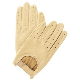 Pratt and Hart Monte Carlo Men's Deerskin Driving Gloves Size M Tan