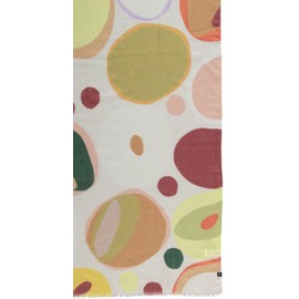 FRAAS Stole with Pebble Design - 70 x 180 cm - Lightweight Scarf Perfect for Spring and Summer - Sustainability Edition, Khaki green