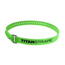 Titan Industrial Straps – Strong & Simple Tie-Downs for Construction (Welders, DIY Home) & 1st Responders – 3 Year Warranty, Batch Tested – 70 lb. Working Load, Lime Green, 4-Pack