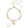 LYLYMIMI Pearl Bracelets for Women Freshwater Cultured Pearl Zircon Beads