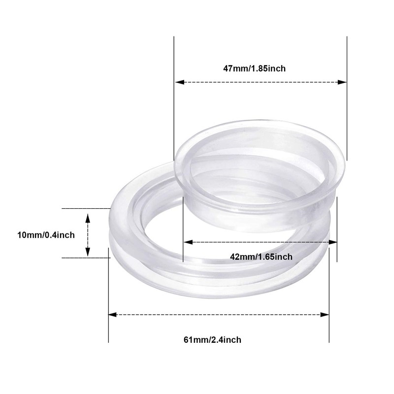 Maitys 4 Pieces Silicone Patio Table Umbrella Hole Ring Plug