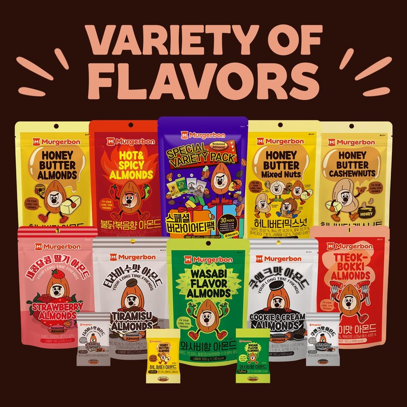 TTEOK-BOKKI ALMONDS 180G X 3PACK