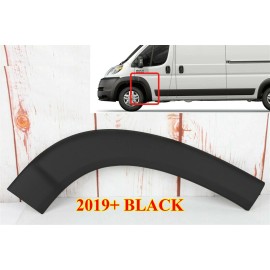 MJD AUTO PARTS FOR DODGE RAM PROMASTER 2019-2022 FRONT MOLDING WHEEL TRIM FENDER FLARE BLACK LH