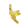 2Pcs Support Spring Hinges, Zinc Alloy Concealable Quadrant Hinge 90