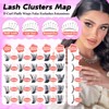 Lash Clusters Kit with Spikes, Eyelash Clusters Extensions Individual D