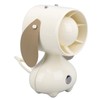 Handheld Fan Cute Cartoon Dog Shaped 3 Speeds Rechargeable Portable