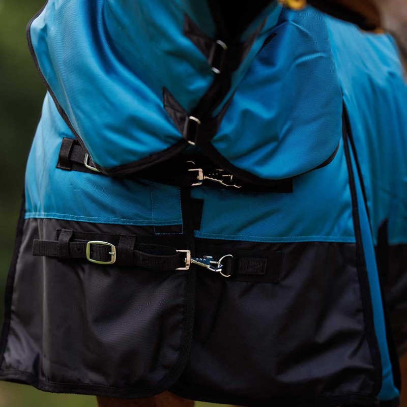 Gale Force Turnout Blanket Full Neck, Teal (78)