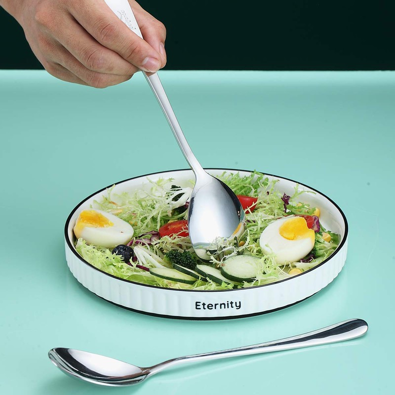 Salad Server Set, Berglander Stainless Steel Salad Serving Set, Salad